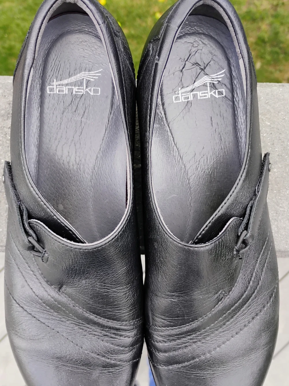 Dansko Franny Black Leather Woman's Comfort Shoe Loafers - EU 41 / US 10.5-11